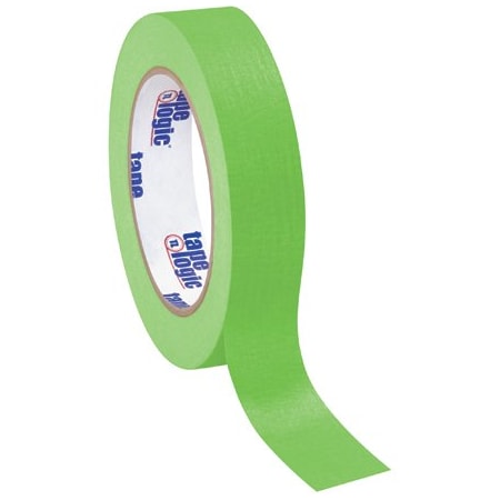 Tape Logic 1'' x 60 yds. Light Green Tape Logic Masking Tape, 12PK T93500312PKA